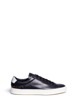 Main View - Click To Enlarge - COMMON PROJECTS - 'Achilles Retro' leather sneakers