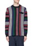 Main View - Click To Enlarge - SACAI - Mexican stripe knit sweater