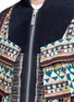 Detail View - Click To Enlarge - SACAI - Aloha scarf print corduroy blouson jacket
