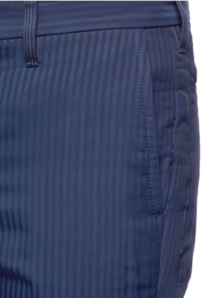 Detail View - Click To Enlarge - SACAI - Hickory stripe slim fit padded pants