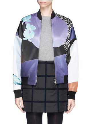 Main View - Click To Enlarge - 3.1 PHILLIP LIM - Floral collage bomber jacket