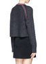 Back View - Click To Enlarge - T BY ALEXANDER WANG - Cropped cable knit sweater
