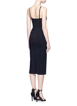 Back View - Click To Enlarge - DION LEE - Coil laced elastic cord bustier dress
