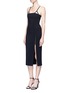 Figure View - Click To Enlarge - DION LEE - Coil laced elastic cord bustier dress