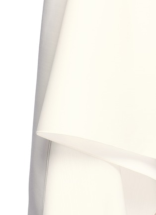 Detail View - Click To Enlarge - DION LEE - 'Surface' asymmetric hem organza skirt