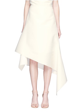 Main View - Click To Enlarge - DION LEE - 'Surface' asymmetric hem organza skirt