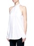 Front View - Click To Enlarge - DION LEE - Sleeve release cotton poplin shirt
