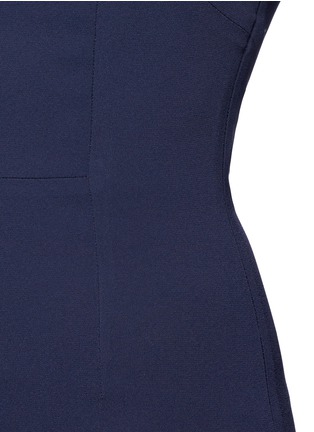 Detail View - Click To Enlarge - GALVAN LONDON - 'Signature Corset' satin-crepe jumpsuit