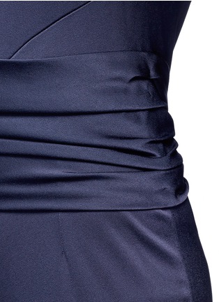 Detail View - Click To Enlarge - GALVAN LONDON - 'Signature Wrap' satin-crepe sleeveless jumpsuit