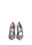 Front View - Click To Enlarge - RENÉ CAOVILLA - Strass pavé bow Mary Jane suede pumps
