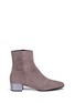 Main View - Click To Enlarge - RENÉ CAOVILLA - Strass pavé heel suede boots
