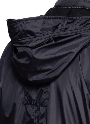 Detail View - Click To Enlarge - ALEXANDER WANG - Packable hood windbreaker coat