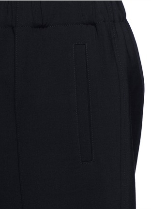 Detail View - Click To Enlarge - ALEXANDER WANG - Pintucked leg hopsack jogging pants