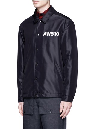 Front View - Click To Enlarge - ALEXANDER WANG - 'AW510' print coach jacket