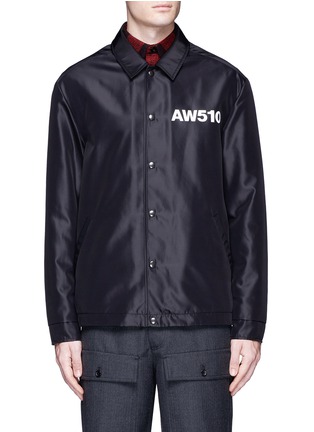 Main View - Click To Enlarge - ALEXANDER WANG - 'AW510' print coach jacket