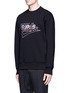 Front View - Click To Enlarge - ALEXANDER WANG - 'Girls Girls Girls' embroidered sweatshirt