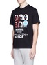 Front View - Click To Enlarge - ALEXANDER WANG - Collage artwork mix media T-shirt