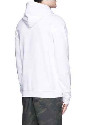 Back View - Click To Enlarge - ALEXANDER WANG - Collage artwork mix media hoodie