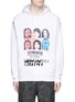 Main View - Click To Enlarge - ALEXANDER WANG - Collage artwork mix media hoodie