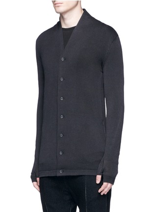 Front View - Click To Enlarge - THE VIRIDI-ANNE - Slim fit wool cardigan