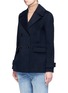 Front View - Click To Enlarge - VINCE - Double breasted wool-cashmere peacoat