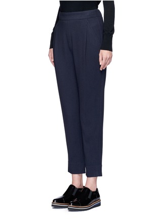 Front View - Click To Enlarge - VINCE - Tuck pleat waffle knit pants