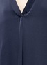 Detail View - Click To Enlarge - VINCE - 'Crossover Vee' V-neck silk georgette blouse