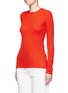 Front View - Click To Enlarge - VINCE - Cashmere rib knit sweater