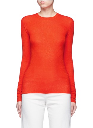Main View - Click To Enlarge - VINCE - Cashmere rib knit sweater