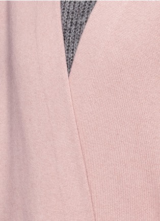Detail View - Click To Enlarge - VINCE - Cashmere knit blanket coat