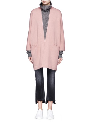 Main View - Click To Enlarge - VINCE - Cashmere knit blanket coat