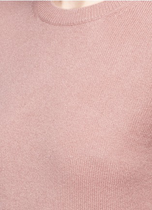 Detail View - Click To Enlarge - VINCE - Elbow sleeve cashmere sweater