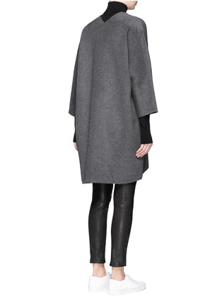 Back View - Click To Enlarge - VINCE - Reversible wool-cashmere cardigan coat