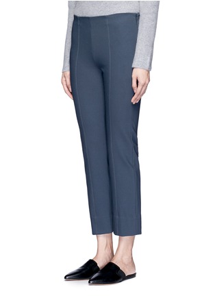 Front View - Click To Enlarge - VINCE - Stitch front stretch cotton blend leggings