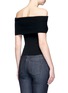 Back View - Click To Enlarge - ALICE & OLIVIA - 'Romi' wool blend knit off-shoulder top