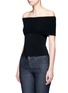 Front View - Click To Enlarge - ALICE & OLIVIA - 'Romi' wool blend knit off-shoulder top