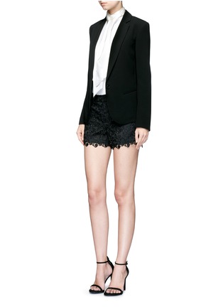 Figure View - Click To Enlarge - ALICE & OLIVIA - 'Amaris' corded floral lace shorts