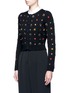 Front View - Click To Enlarge - ALICE & OLIVIA - 'Sylvie' embellished wool cardigan
