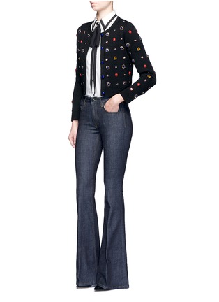 Figure View - Click To Enlarge - ALICE & OLIVIA - 'Sylvie' embellished wool cardigan