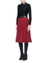 Figure View - Click To Enlarge - ALICE & OLIVIA - 'Brooke' bird embroidered collar textured sweater