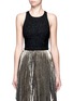 Main View - Click To Enlarge - ALICE & OLIVIA - 'Joel' swirl embellished cropped top