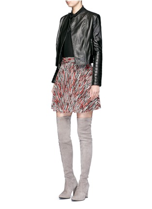 Figure View - Click To Enlarge - ALICE & OLIVIA - 'Bea' interwoven knit circle skirt
