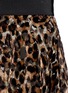 Detail View - Click To Enlarge - ALICE & OLIVIA - 'Bea' leopard print devoré velvet circle skirt