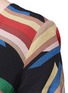Detail View - Click To Enlarge - ALICE & OLIVIA - 'Adrianna' rainbow print tie waist wrap dress
