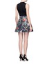 Back View - Click To Enlarge - ALICE & OLIVIA - 'Alexia' owl forest print box pleat dress