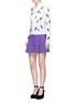 Figure View - Click To Enlarge - ALICE & OLIVIA - 'Serena' owl patch wool cardigan