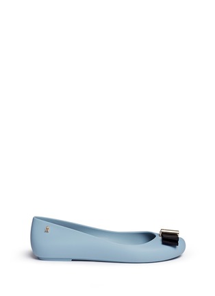 Main View - Click To Enlarge - MELISSA - x Jason Wu 'Space Love II' bow PVC flats