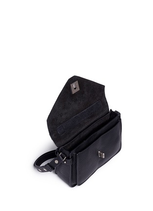 Detail View - Click To Enlarge - REBECCA MINKOFF - 'Darren' small pebbled leather satchel