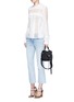 Figure View - Click To Enlarge - REBECCA MINKOFF - 'Darren' small pebbled leather satchel