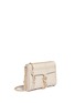 Front View - Click To Enlarge - REBECCA MINKOFF - 'M.A.C.' mini leather crossbody bag